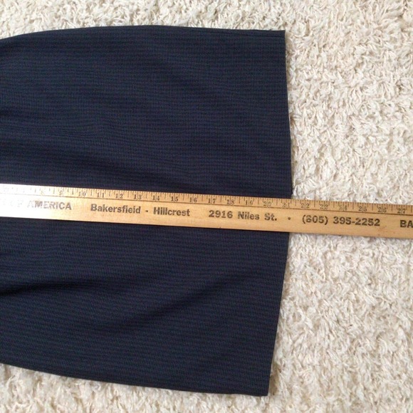 NWT Lloyd New York Women’s Black Lines Dress Skirt Size 8 915A - Picture 3 of 5